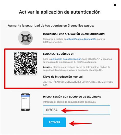 introducir código epic games.